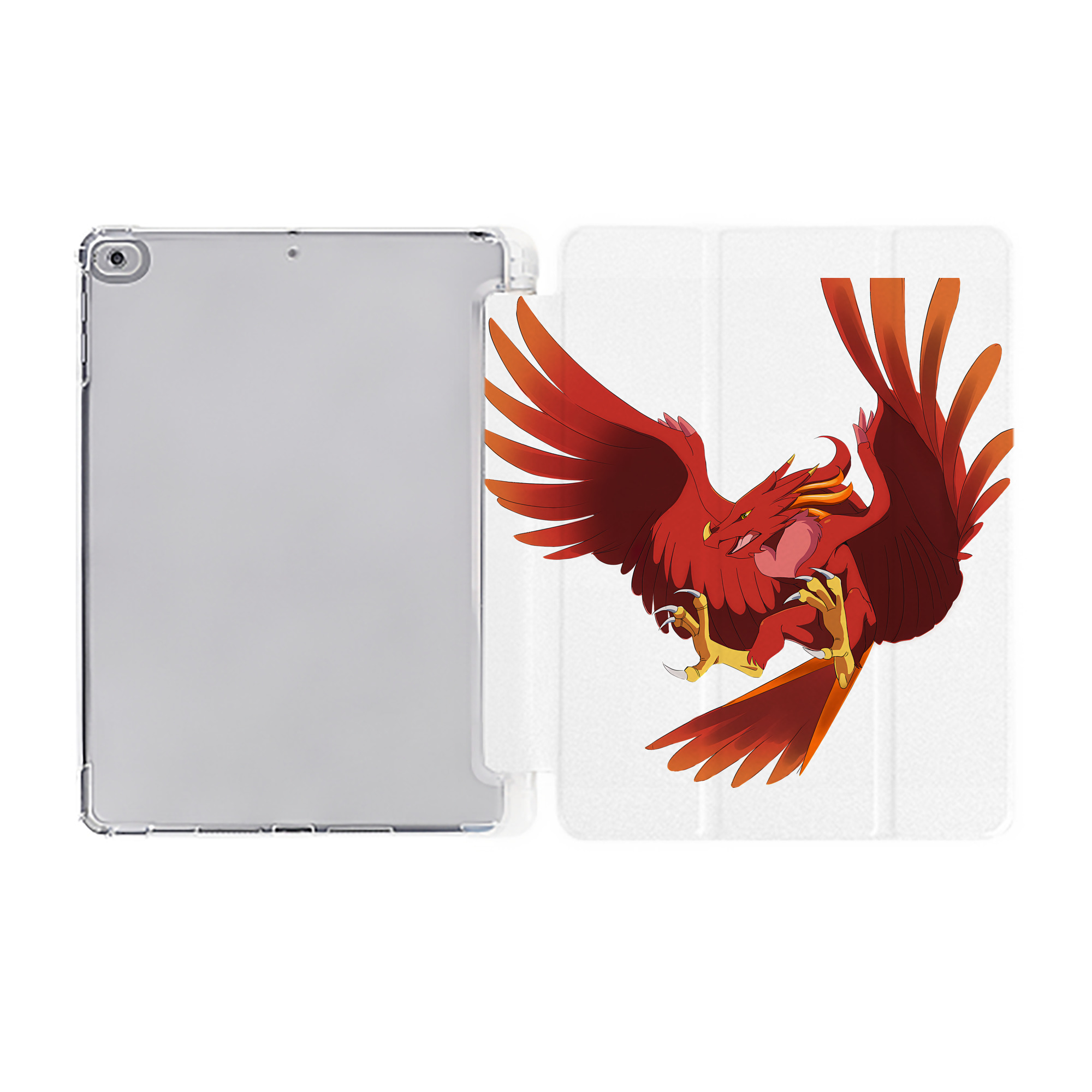（画像用） Digimon デジタルモンスター/デジモン IPad ケース ペン収納付き 三つ折りスタンド PUレザー×シリコン 対応機種9.5/10.5/10.9インチ